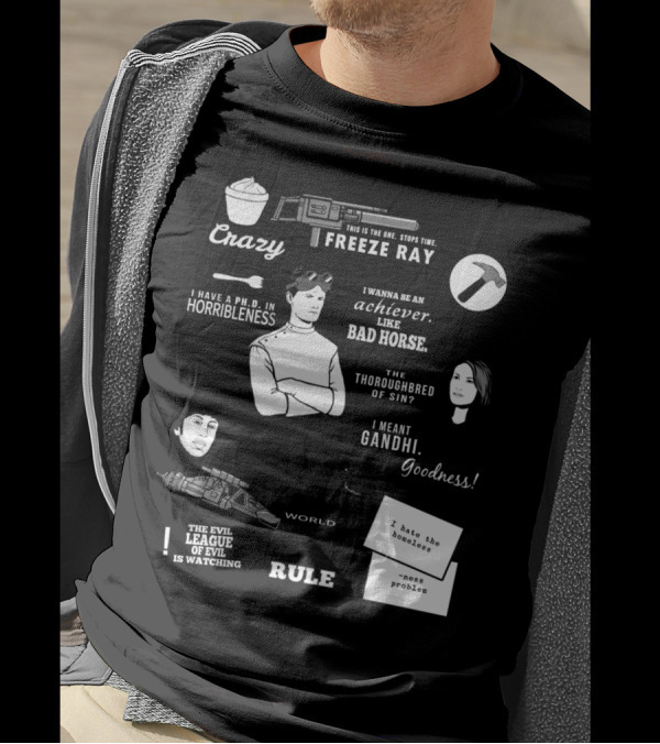 Dr. Horrible's Sing-Along Blog Freeze Ray And Horribleness Quotes And Characters T-Shirt