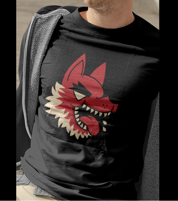I'm Hungry Like A Fierce Red Wolf With Drooling Tongue And Sharp Teeth T-Shirt