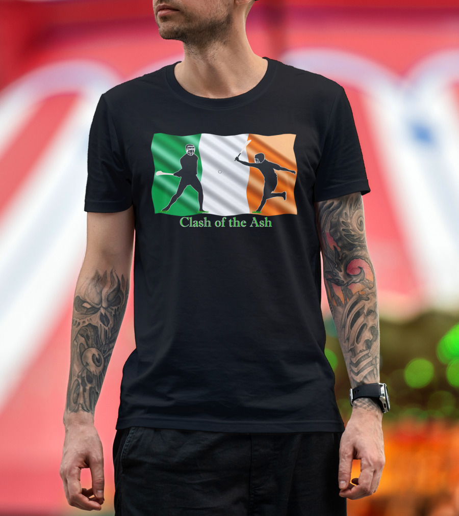 Clash of the Ash Hurling The National Sport Of Ireland T-Shirt
