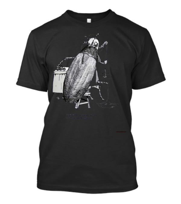 Hydrophilus Piceus Beetle Playing Piano In T-Shirt