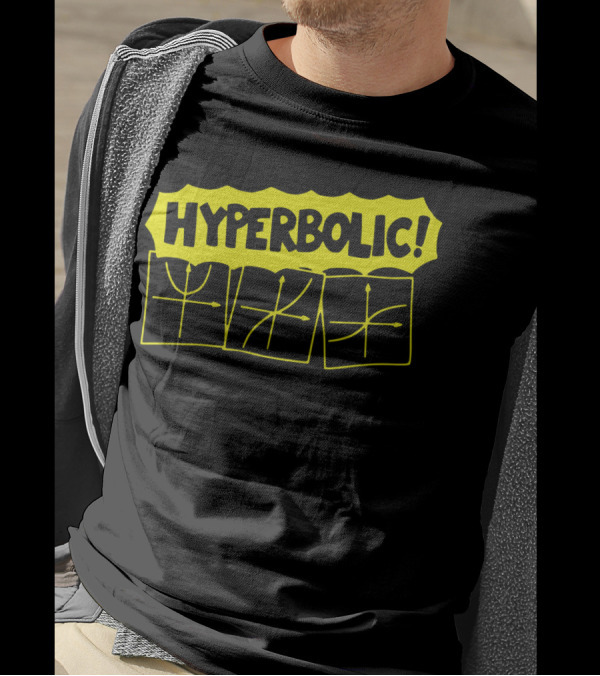 HYPERBOLIC Graphs Arrows T-Shirt