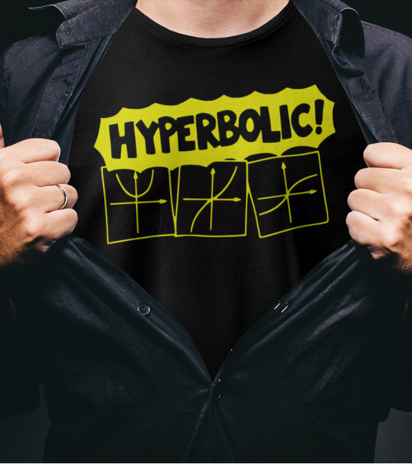 HYPERBOLIC Graphs Arrows T-Shirt