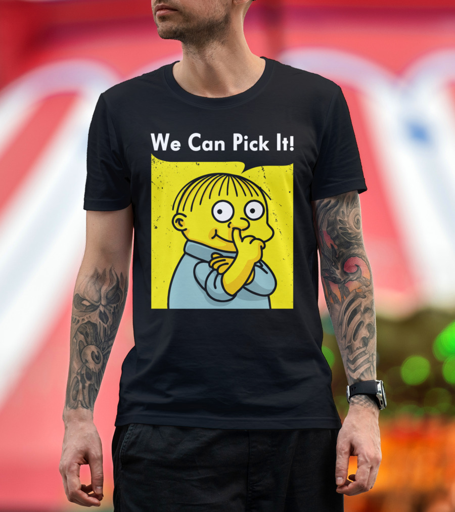 We Can Pick It Ralph Yellow Character Speech Bubble T-Shirt