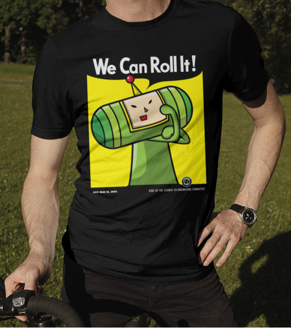 We Can Roll It Katamari Damacy King Of The Cosmos Co-Ordinating Committee T-Shirt
