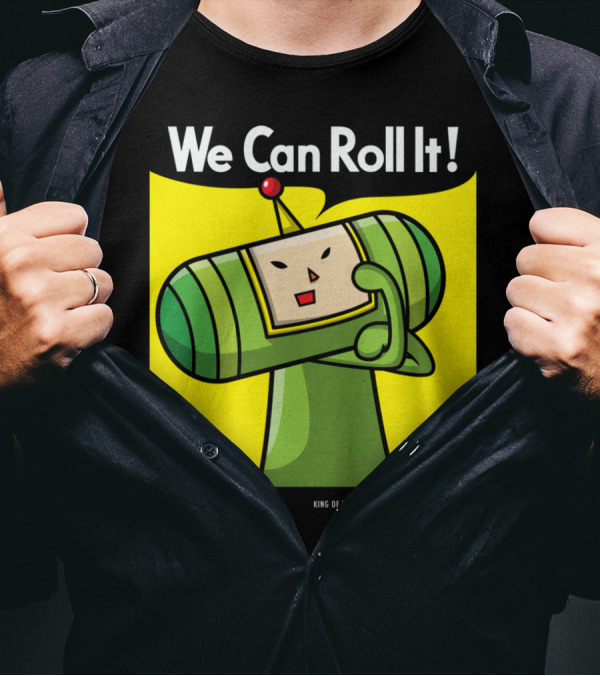 We Can Roll It Katamari Damacy King Of The Cosmos Co-Ordinating Committee T-Shirt