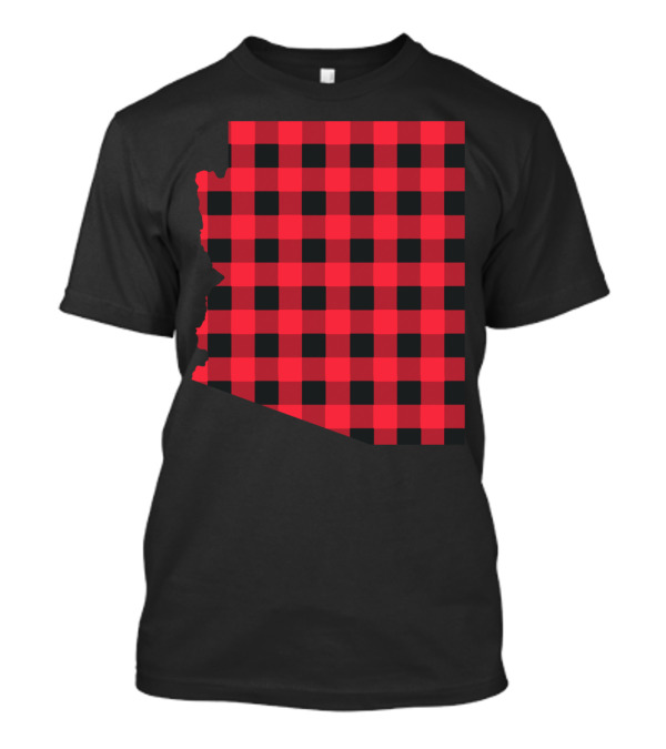 Arizona State Red Black Checkered T-Shirt