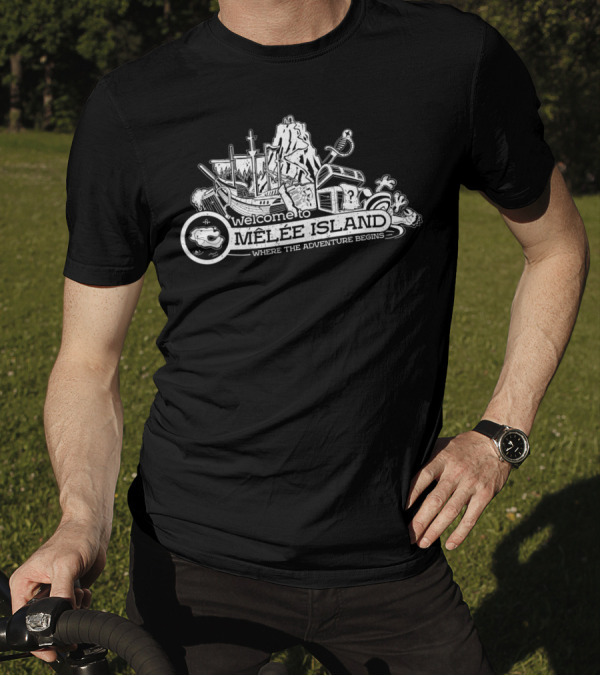 Welcome To Melee Island Where The Adventure Begins T-Shirt