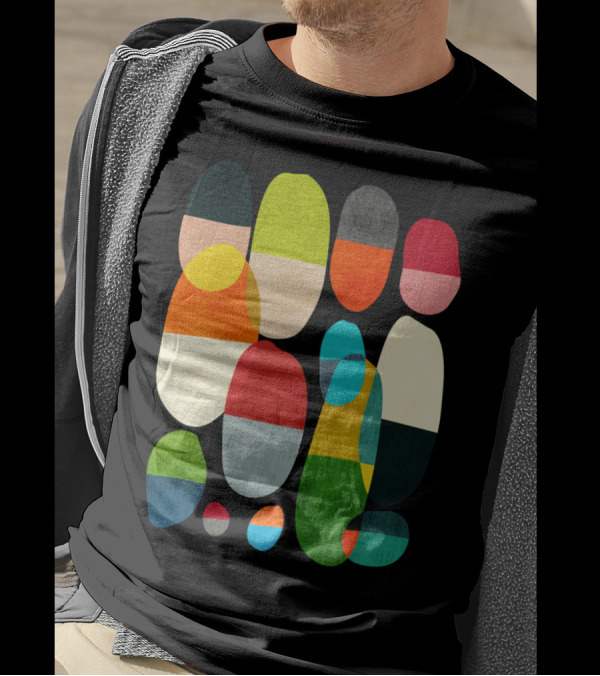Science Of Sleep Colorful Abstract Shapes T-Shirt