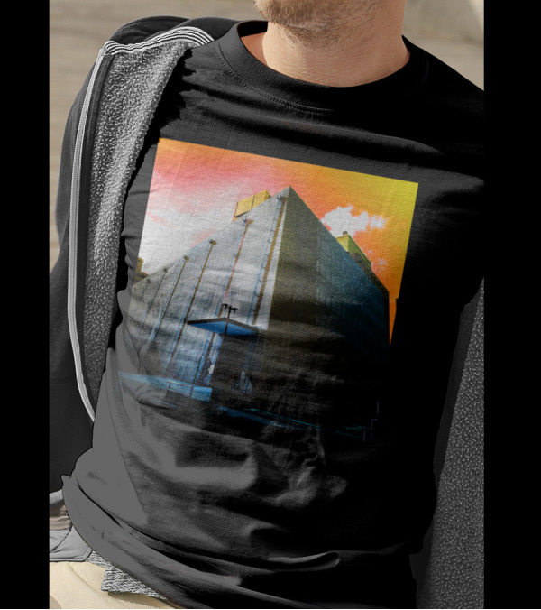 Welcome To Wonderland By Ete Surreal Urban Sunset Building T-Shirt
