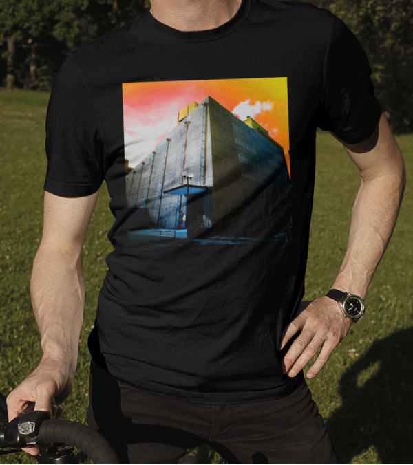 Welcome To Wonderland By Ete Surreal Urban Sunset Building T-Shirt