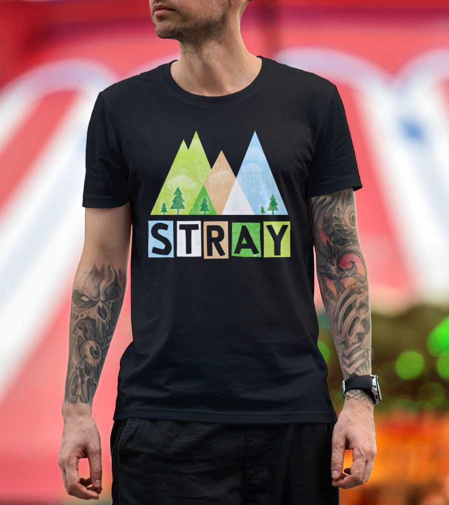 STRAY Mountain Trees Adventure T-Shirt