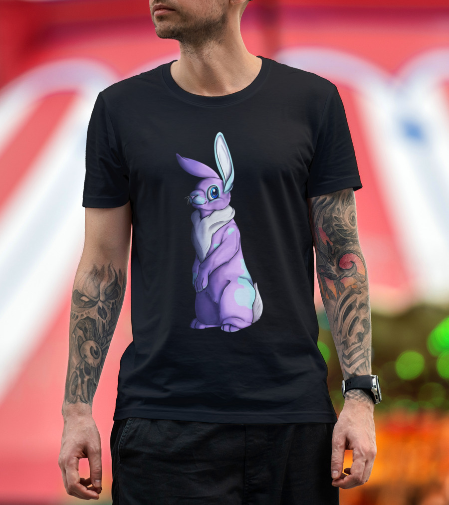 Cosmo Hears You Purple and Blue Rabbit T-Shirt