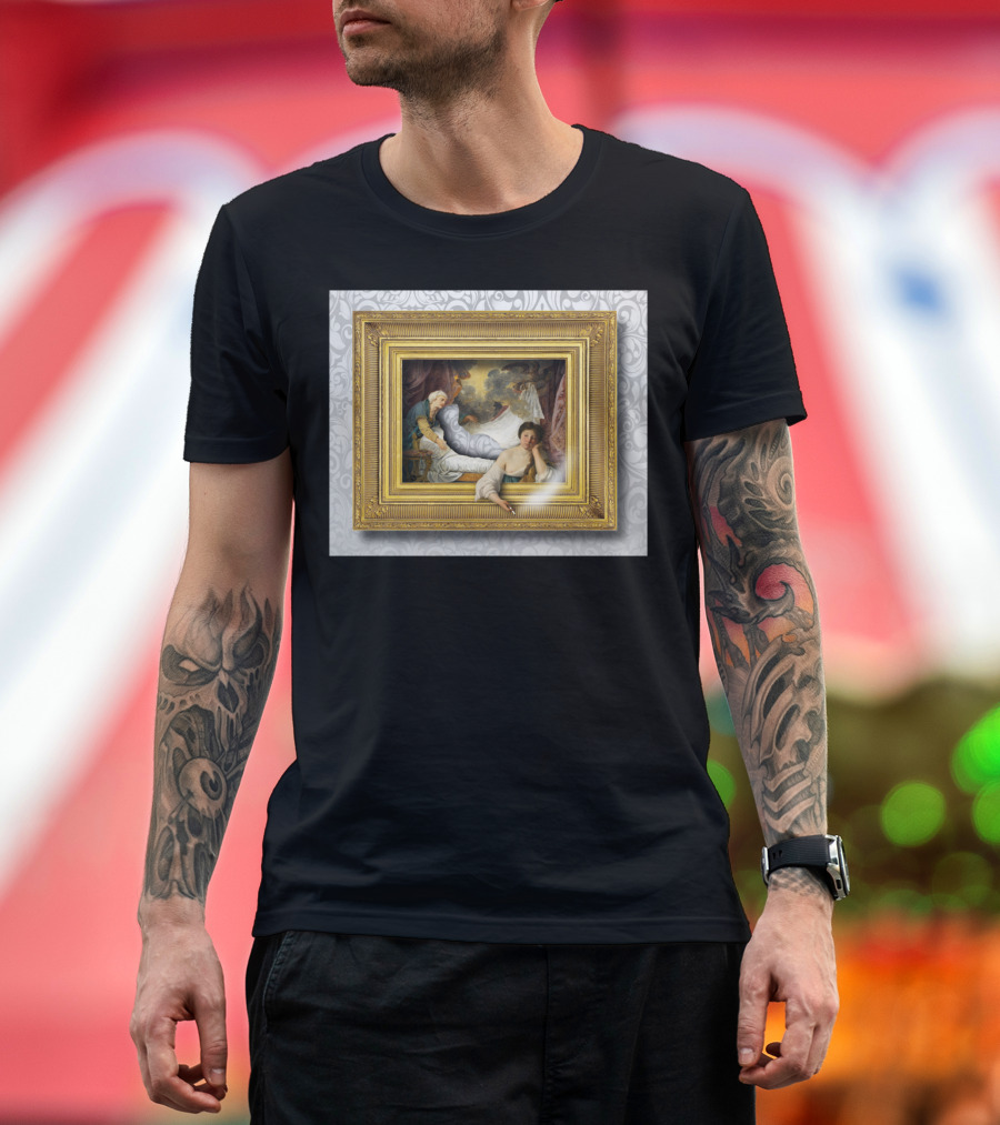 Screw Leda and the Swan Renaissance Art Framed Homage T-Shirt
