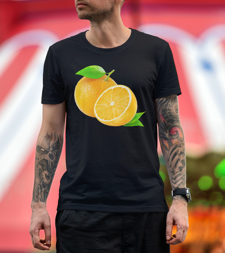 Orange Fruits Sti Fresh Citrus Duo T-Shirt