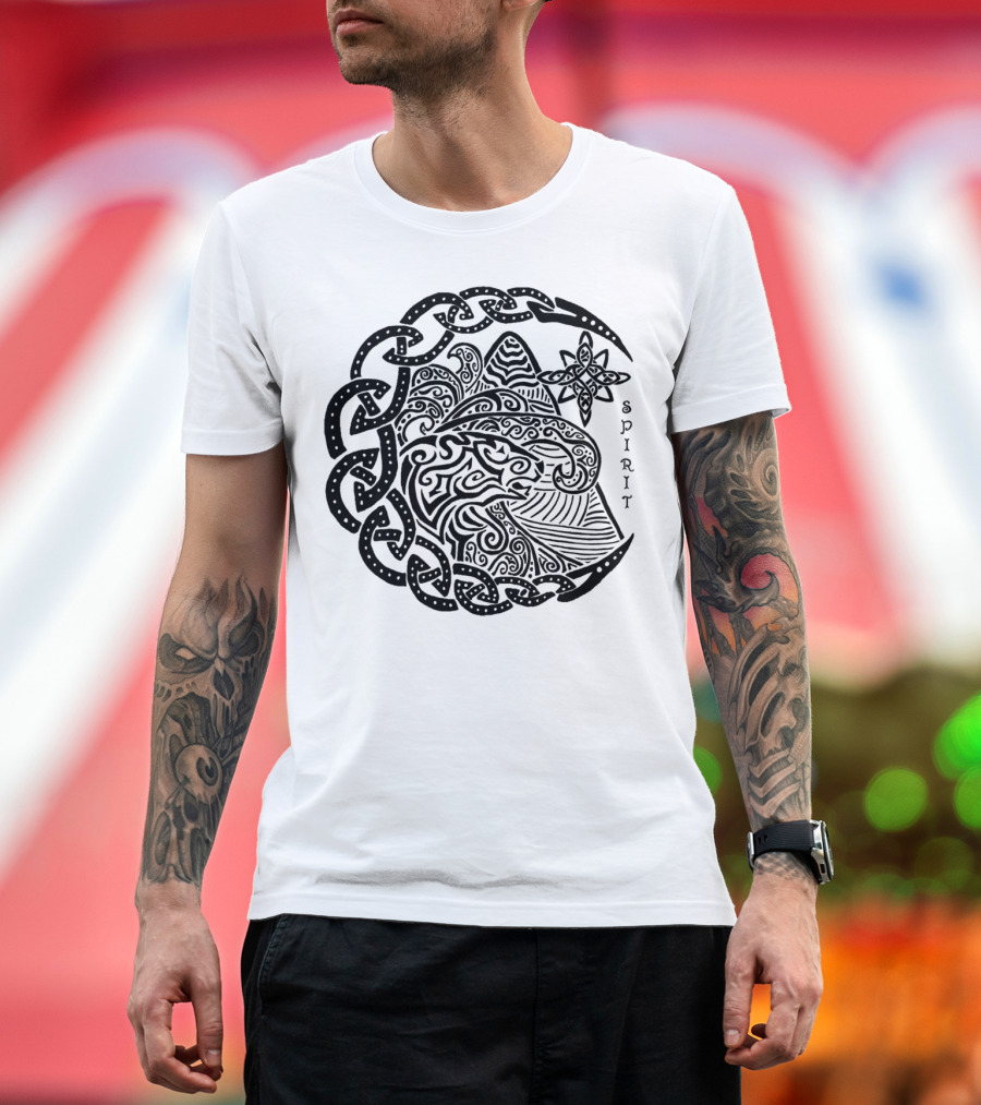 Polar Bear Spirit Celtic Knot T-Shirt