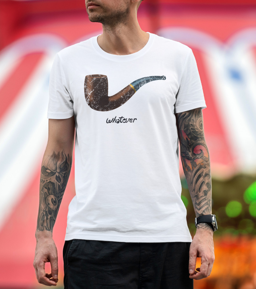 Whatever Pipe Surrealism Magritte Reference T-Shirt