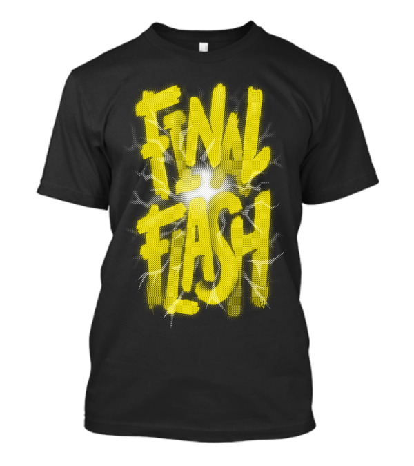 Final Flash Yellow Burst Comic T-Shirt