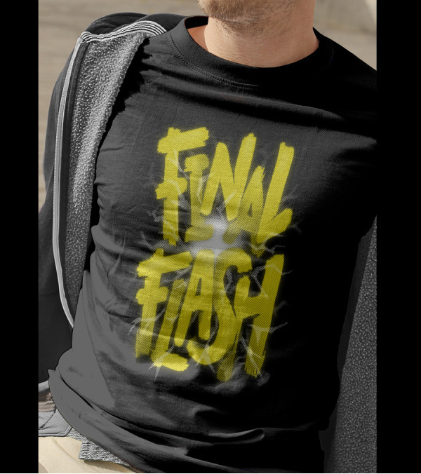 Final Flash Yellow Burst Comic T-Shirt