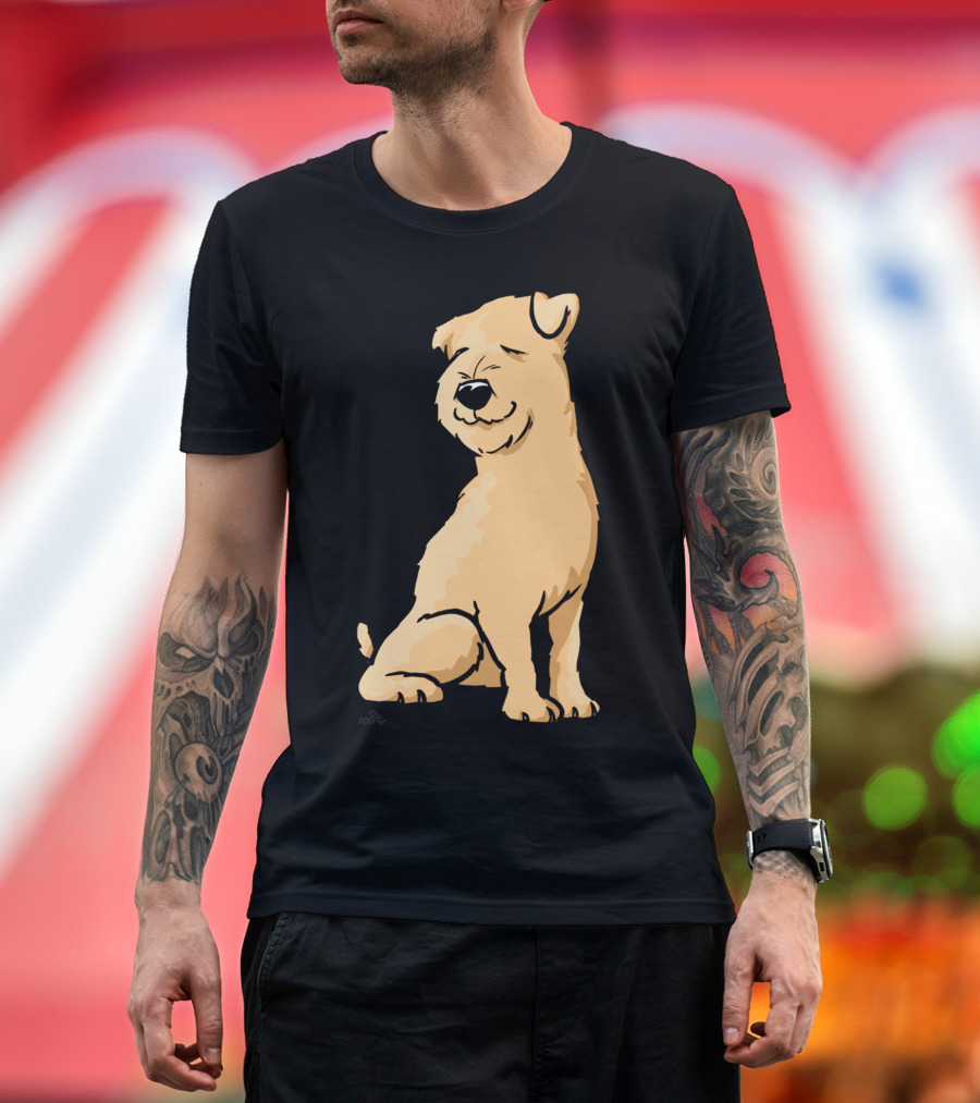 Wheaten Terrier Cartoon Dog T-Shirt
