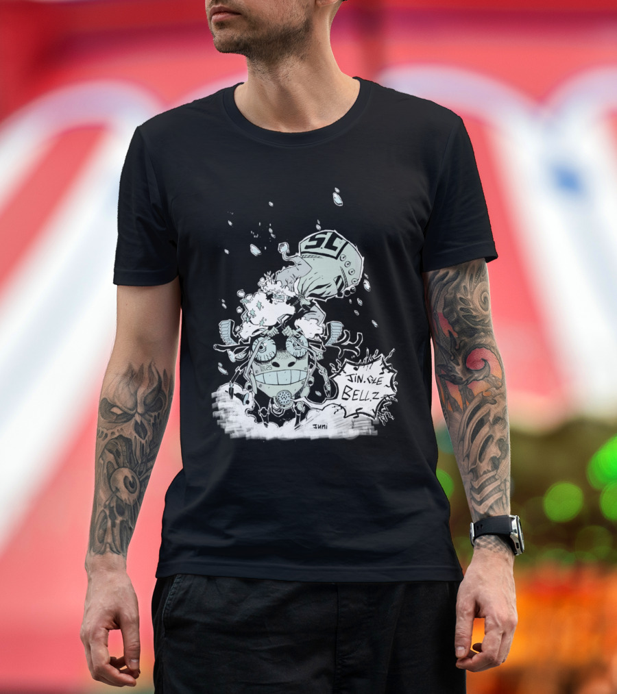 Santa's Mecha Jingle Bellz Robot Action T-Shirt
