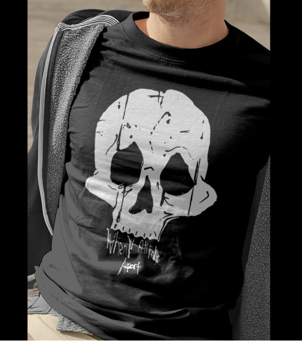 When It All Falls Apart Skull T-Shirt
