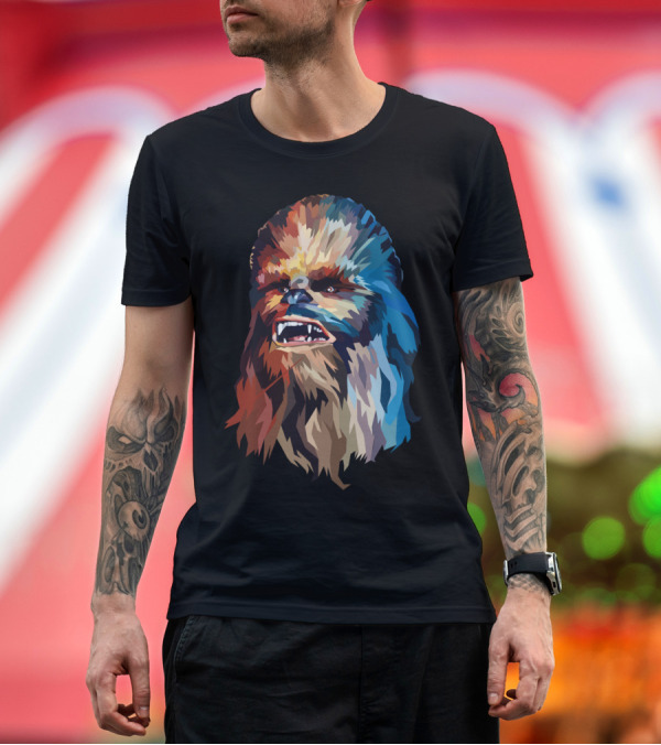 Premium T-Shirt: Polygon Chewy Iconic Character T-Shirt Polygon Chewy Iconic Character T-Shirt