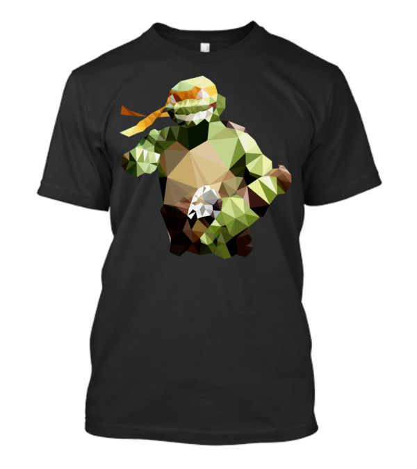 PolygonHeroes Michelangelo Ninja Turtles T-Shirt