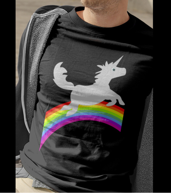 Pony Unicorn VDS2 Rainbow Jumping T-Shirt