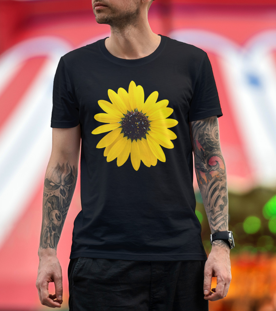 Sunflower Blossom Vibrant Yellow Petals T-Shirt