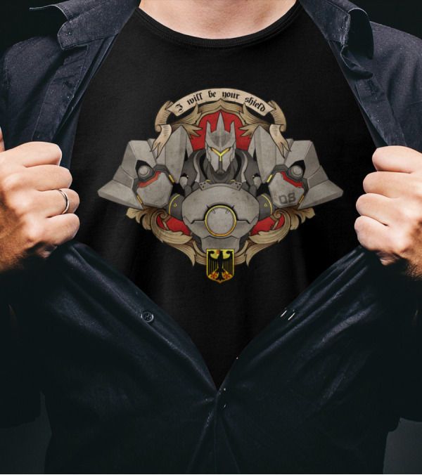 I Will Be Your Shield Reinhardt Overwatch T-Shirt