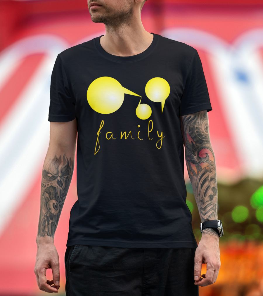 Family Dad Mom And Me This Is Our Family T-Shirt