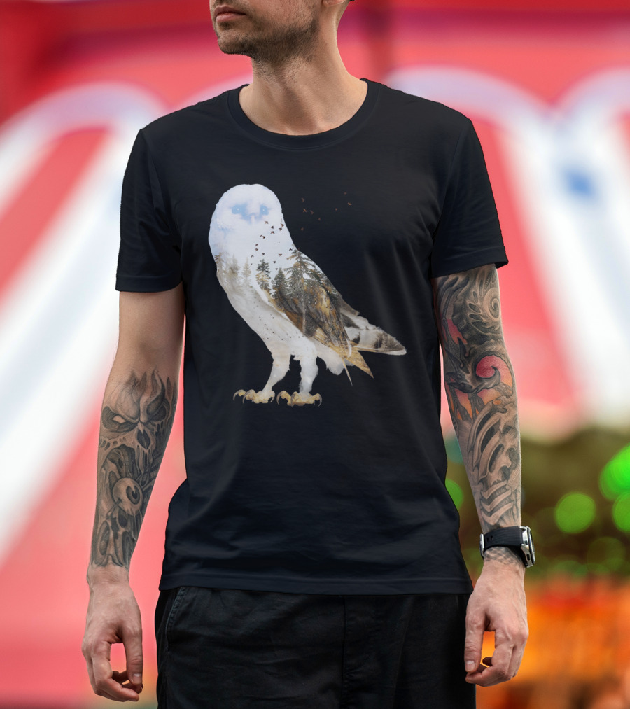 Owl Seeing Double Forest T-Shirt