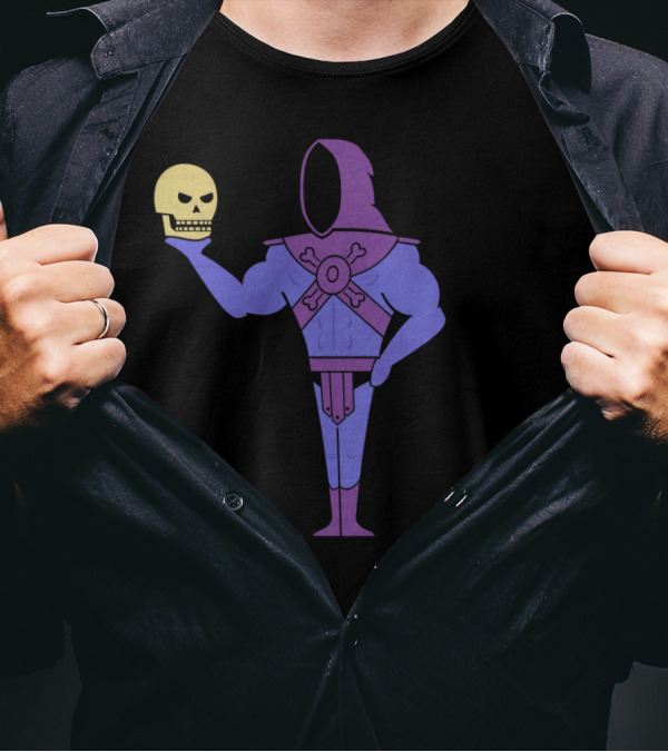 To Be Or Not To Be Skeletor Hamlet Mashup T-Shirt