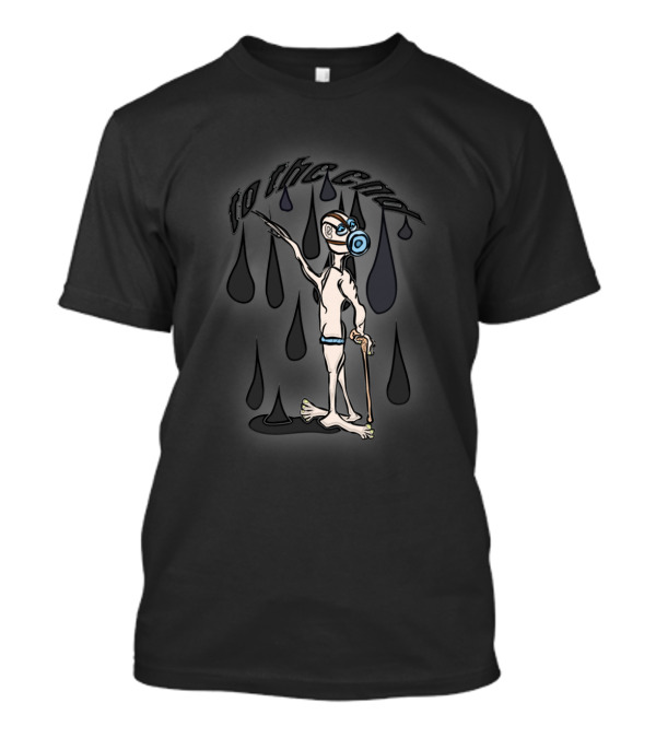 To The End Diver Gas Mask Raindrops T-Shirt