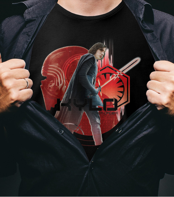 Kylo First Order Star Wars Sith Red Lightsaber T-Shirt