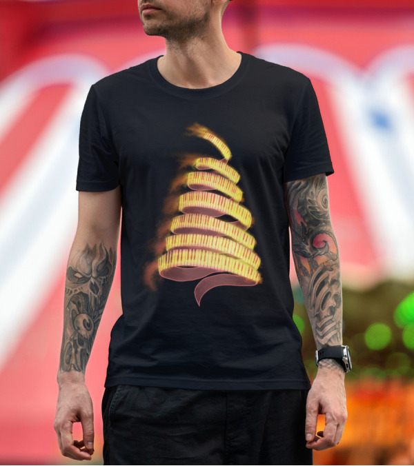 Premium T-Shirt: La Campanella Spiral Keyboard Franz Liszt T-Shirt La Campanella Spiral Keyboard Franz Liszt T-Shirt