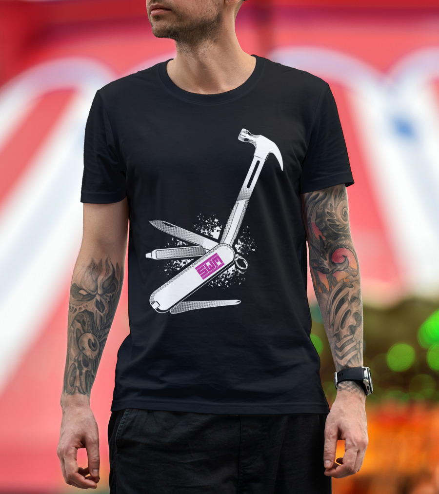 Tools of the Trade Hammer Knife Combo SWM T-Shirt