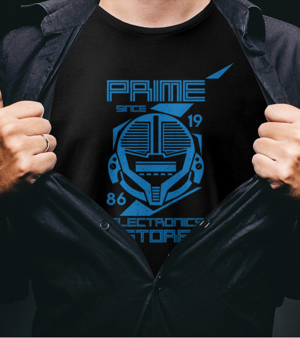 Prime Since 1986 Electronics Store Robot Head T-Shirt