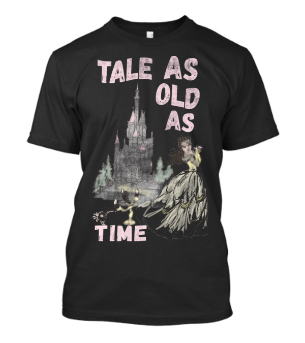 Beauty And The Beast Tale As Old As Time Castle And Belle T-Shirt