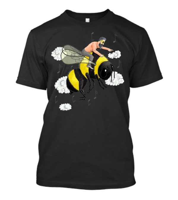 Flight Of The Bumblebee Rider Nicolai Music Notes Clouds T-Shirt