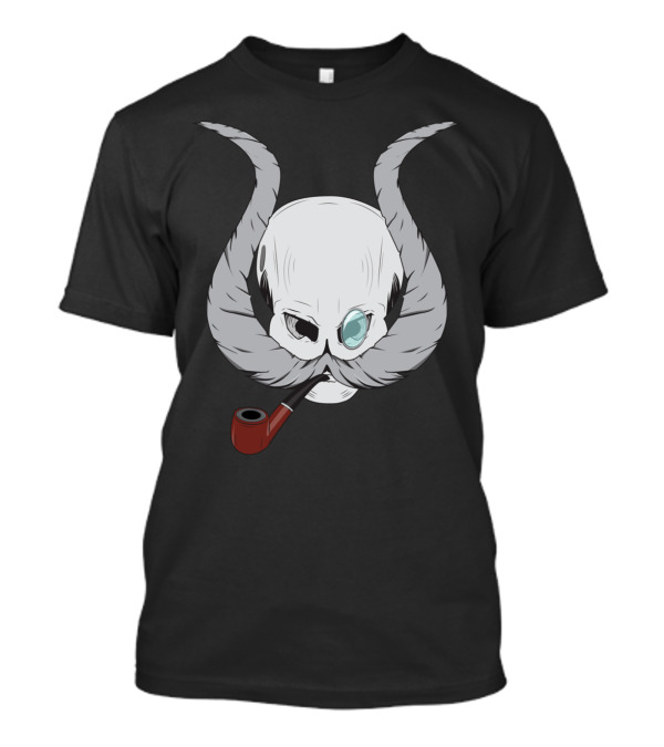 Sir Skull Monocle And Pipe T-Shirt