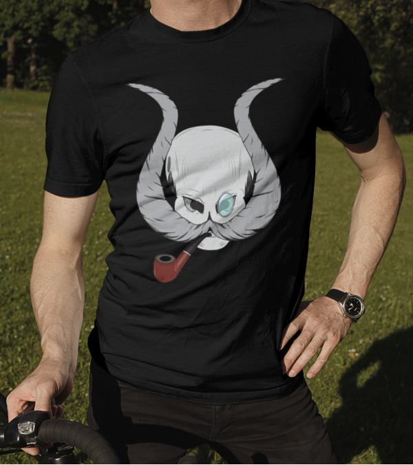 Sir Skull Monocle And Pipe T-Shirt