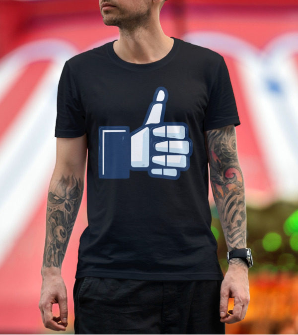 Premium T-Shirt: Thumbs Up Skeleton Like T-Shirt Thumbs Up Skeleton Like T-Shirt