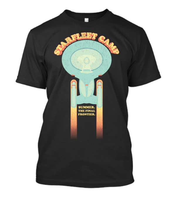 Starfleet Camp Summer The Final Frontier Trek Star Space Nerd Geek T-Shirt