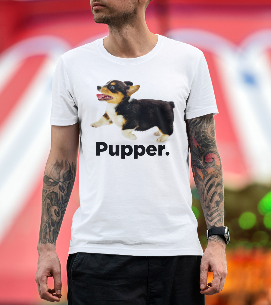 Pupper Pembroke Welsh Corgi Launch T-Shirt