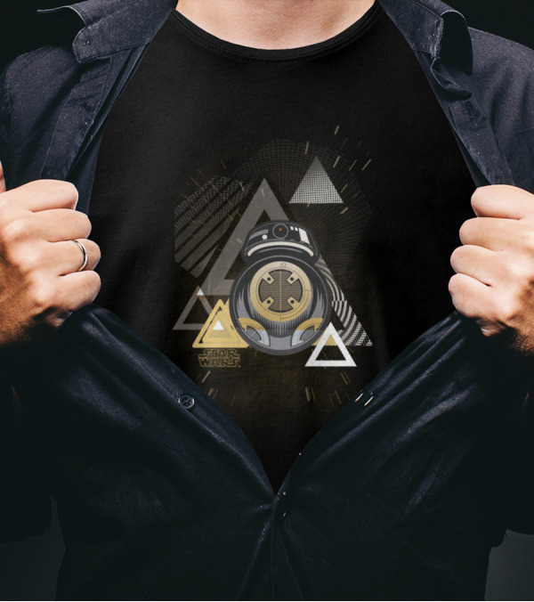 Star Wars BB-8 Geometric Triangles T-Shirt
