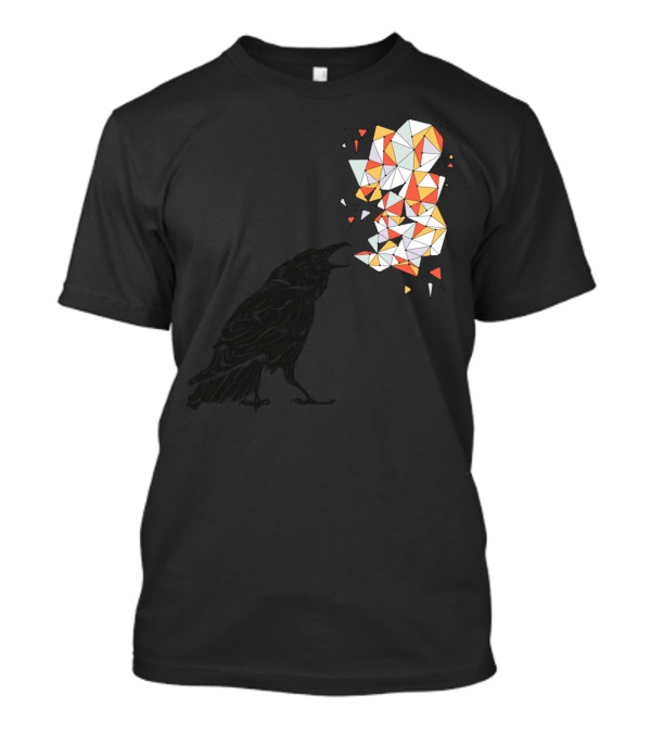 Triangulation Raven Geometric Burst T-Shirt