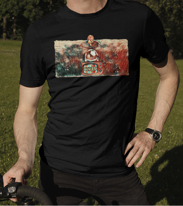 TekTV Second Edition Vintage Television Robots T-Shirt
