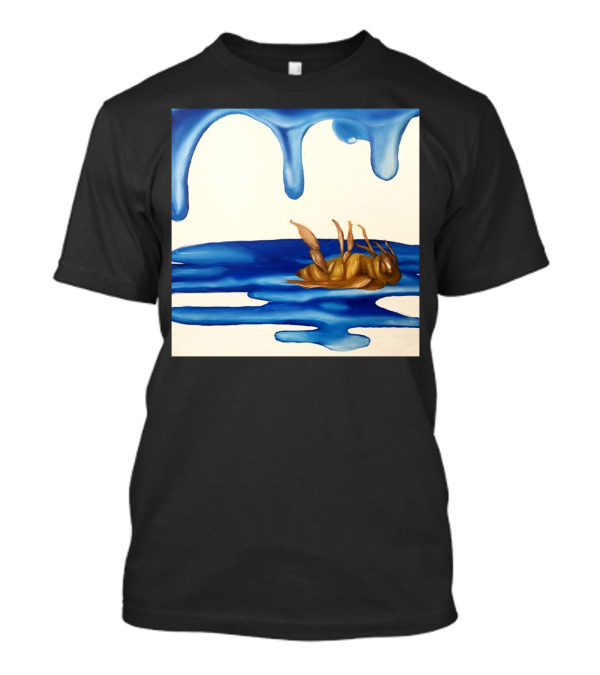 Not Your Honey Blue Honey Bee Drip T-Shirt