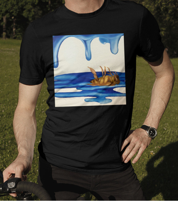 Not Your Honey Blue Honey Bee Drip T-Shirt